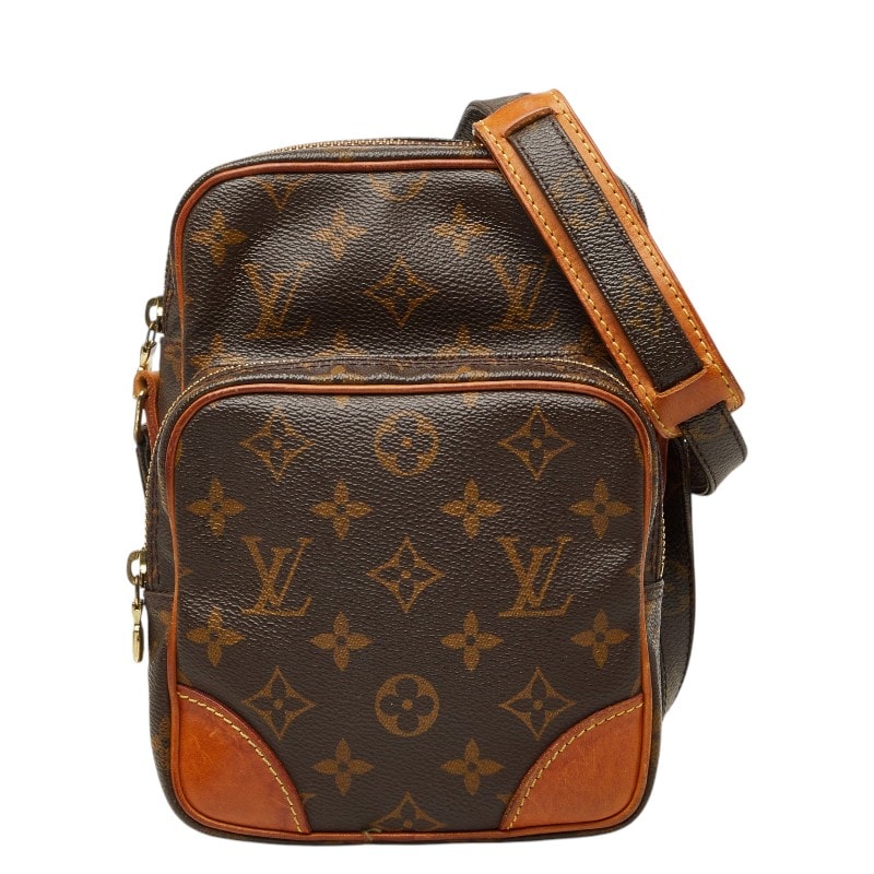 ルイ ヴィトン モノグラム アマゾン 斜め掛け ショルダーバッグ M45236 ブラウン PVC レザー レディース LOUIS VUITTON 【中古】