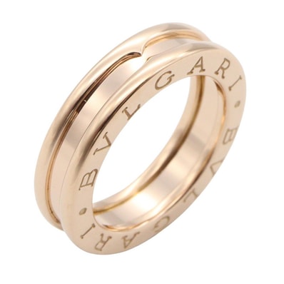 ブルガリ BVLGARI B-zero1 ビーゼロワン リング 1バンド リング・指輪 ジュエリー K18PG(ピンクゴールド) メンズ レディース ゴールド系 336003 【中古】