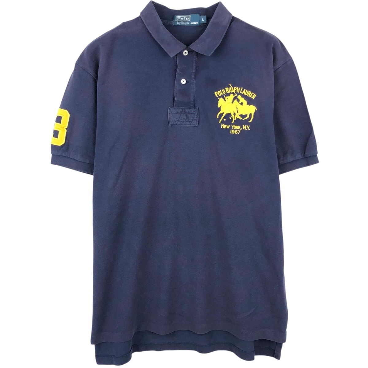 古着 ラルフローレン Ralph Lauren POLO by Ralph Lauren ダブルポニー 半袖 ポロシャツ メンズL相当/eaa657919