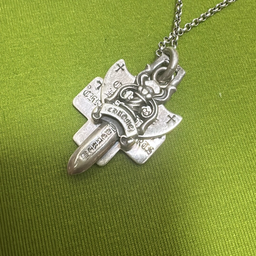 Chrome Hearts 3 Trinkets Pendant "Silver"