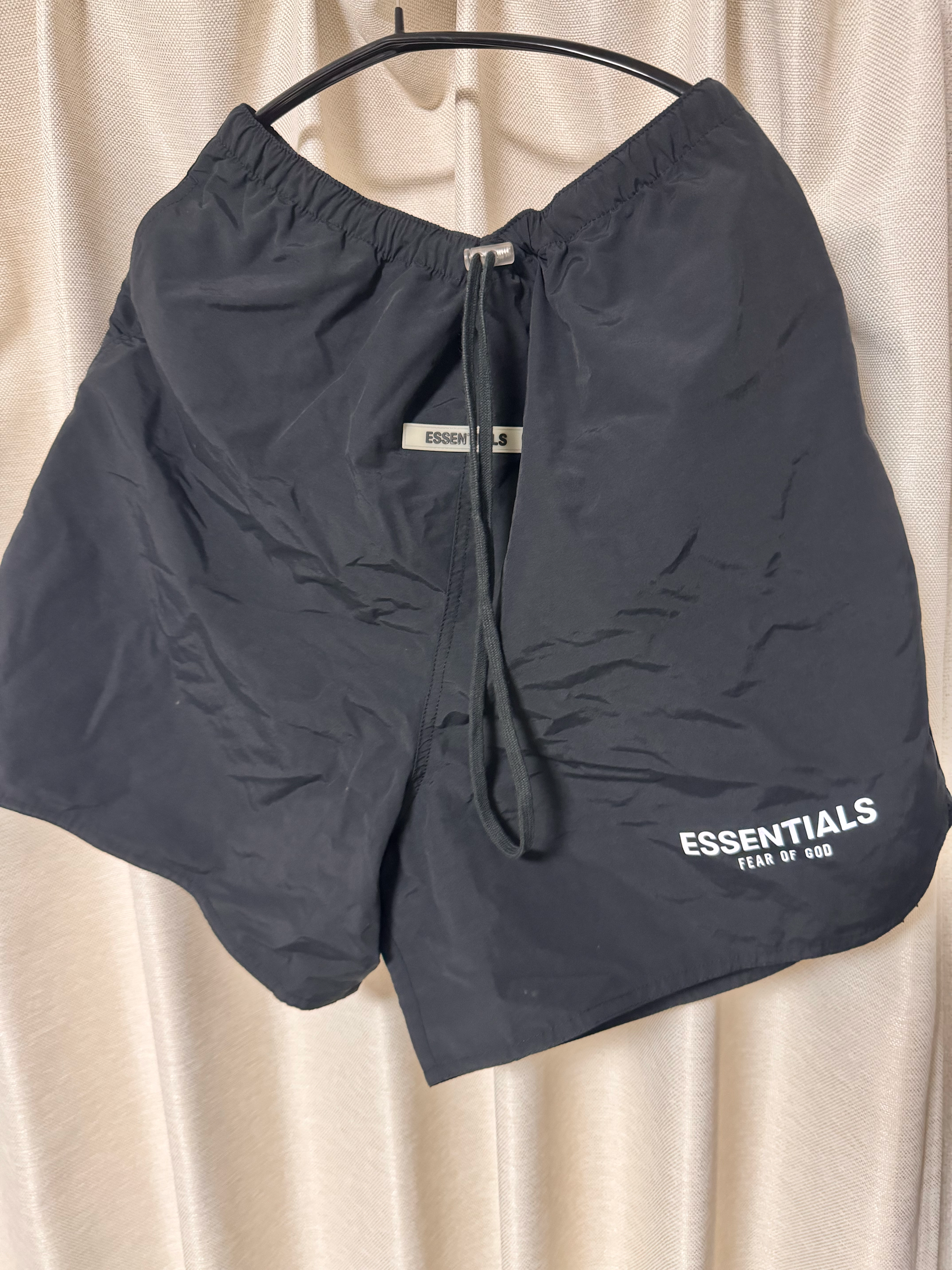 FEAR OF GOD ESSENTIALS Nylon Active Shorts "Black"