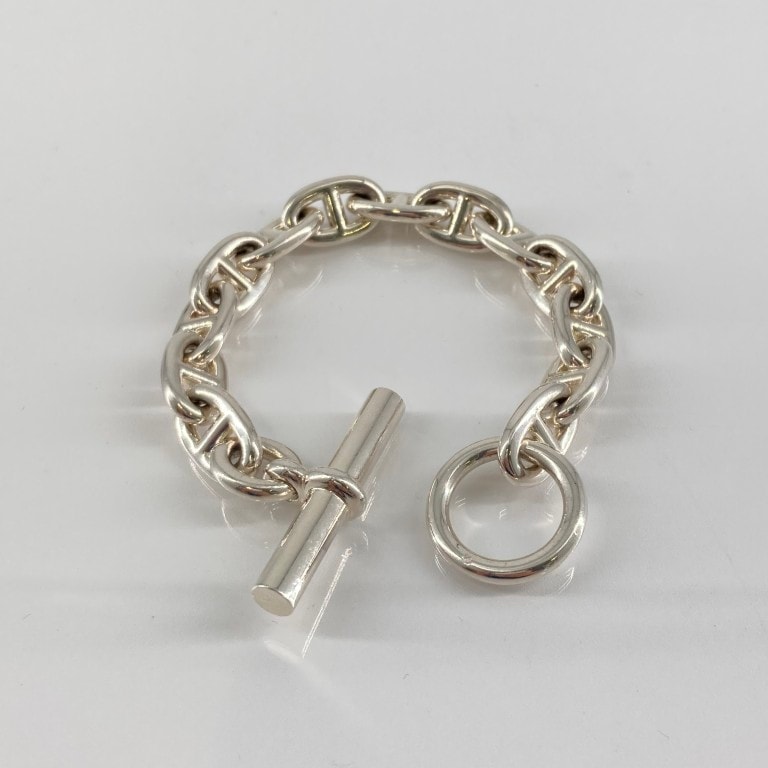 Hermes Chaine D'ancre MM Bracelet "Silver"