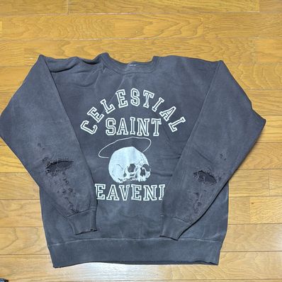 SAINT Mxxxxxx SKULL SWEAT "Black"