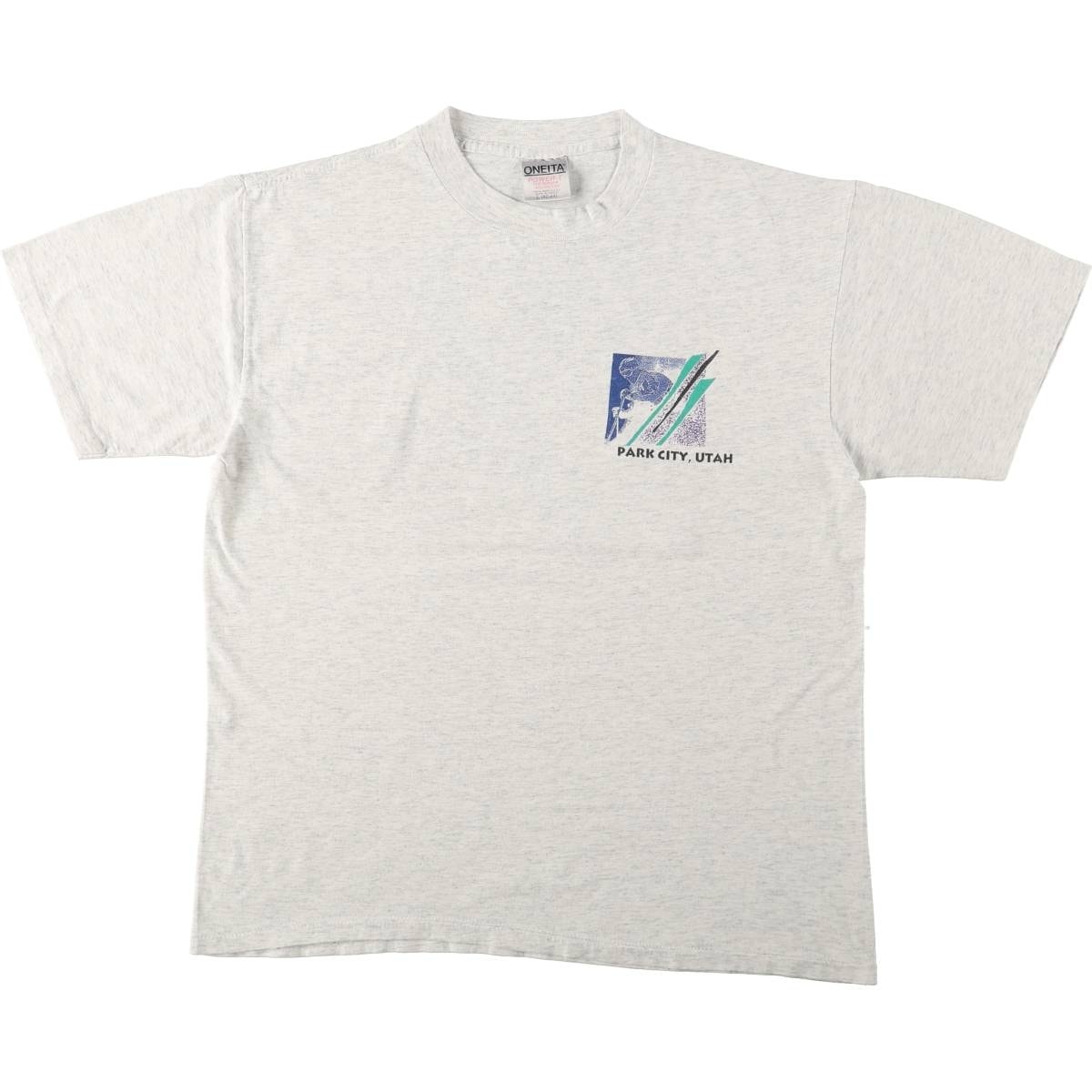 古着 90年代 オニータ ONEITA POWER-T プリントTシャツ USA製 メンズL相当 ヴィンテージ/eaa569659