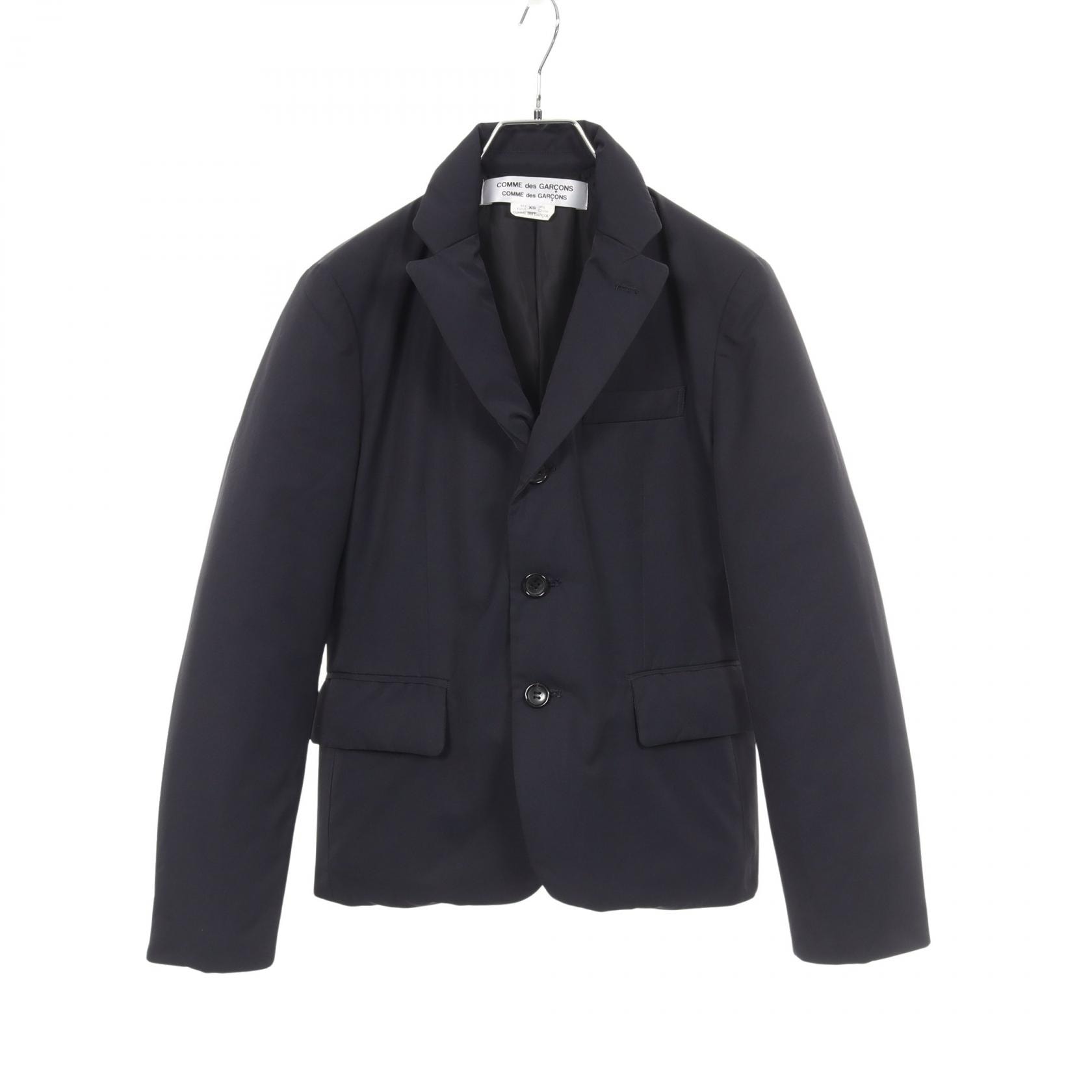 コムデギャルソン コムデギャルソン COMME des GARCONS COMME des GARCONS テーラード ダウンジャケット 衣料品 アウター ポリエステル メンズ ネイビー系 【中古】