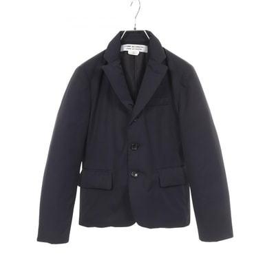 コムデギャルソン コムデギャルソン COMME des GARCONS COMME des GARCONS テーラード ダウンジャケット 衣料品 アウター ポリエステル メンズ ネイビー系 【中古】