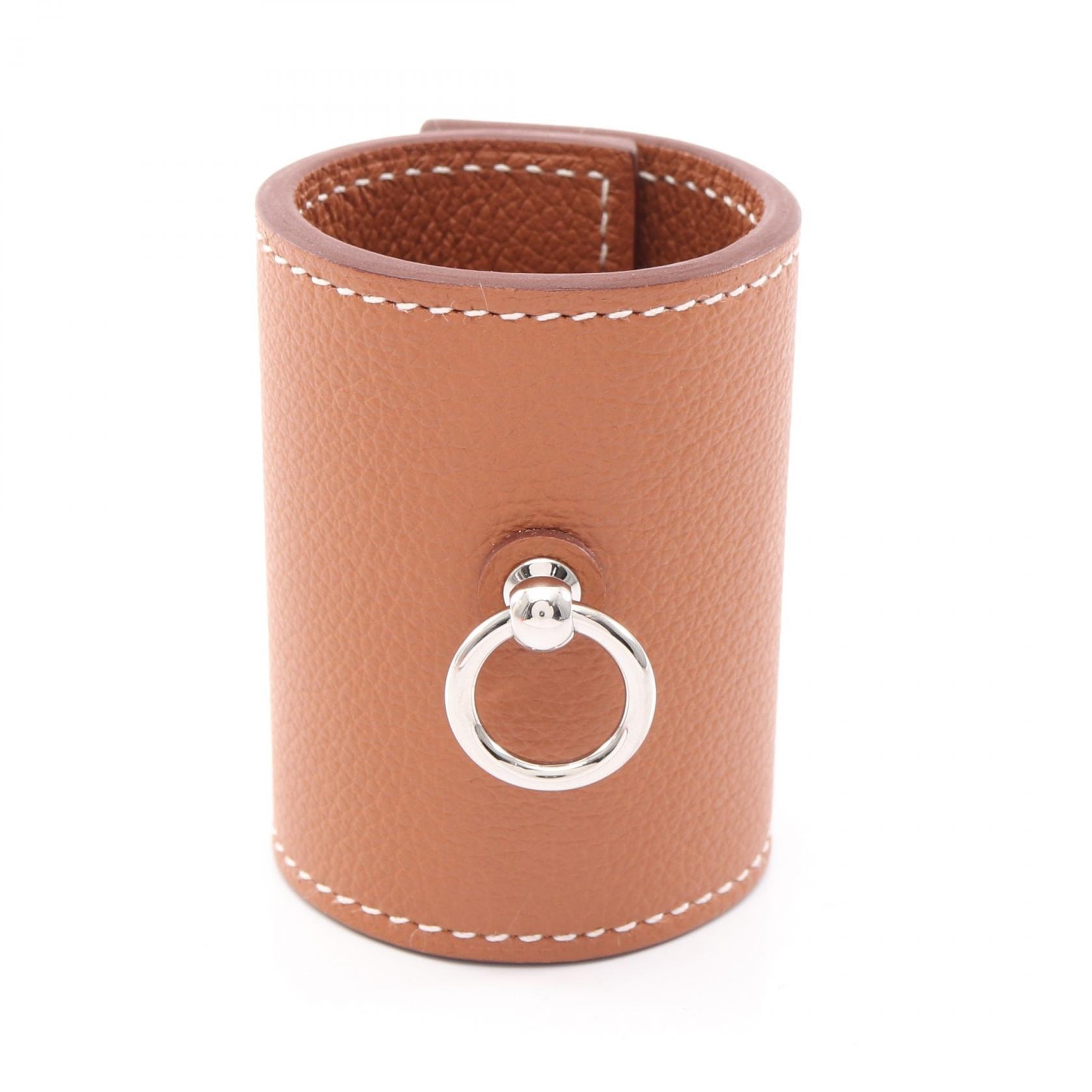 エルメス HERMES イドル ミニ ドッグ 衣料品 レザー レディース ブラウン系 【中古】