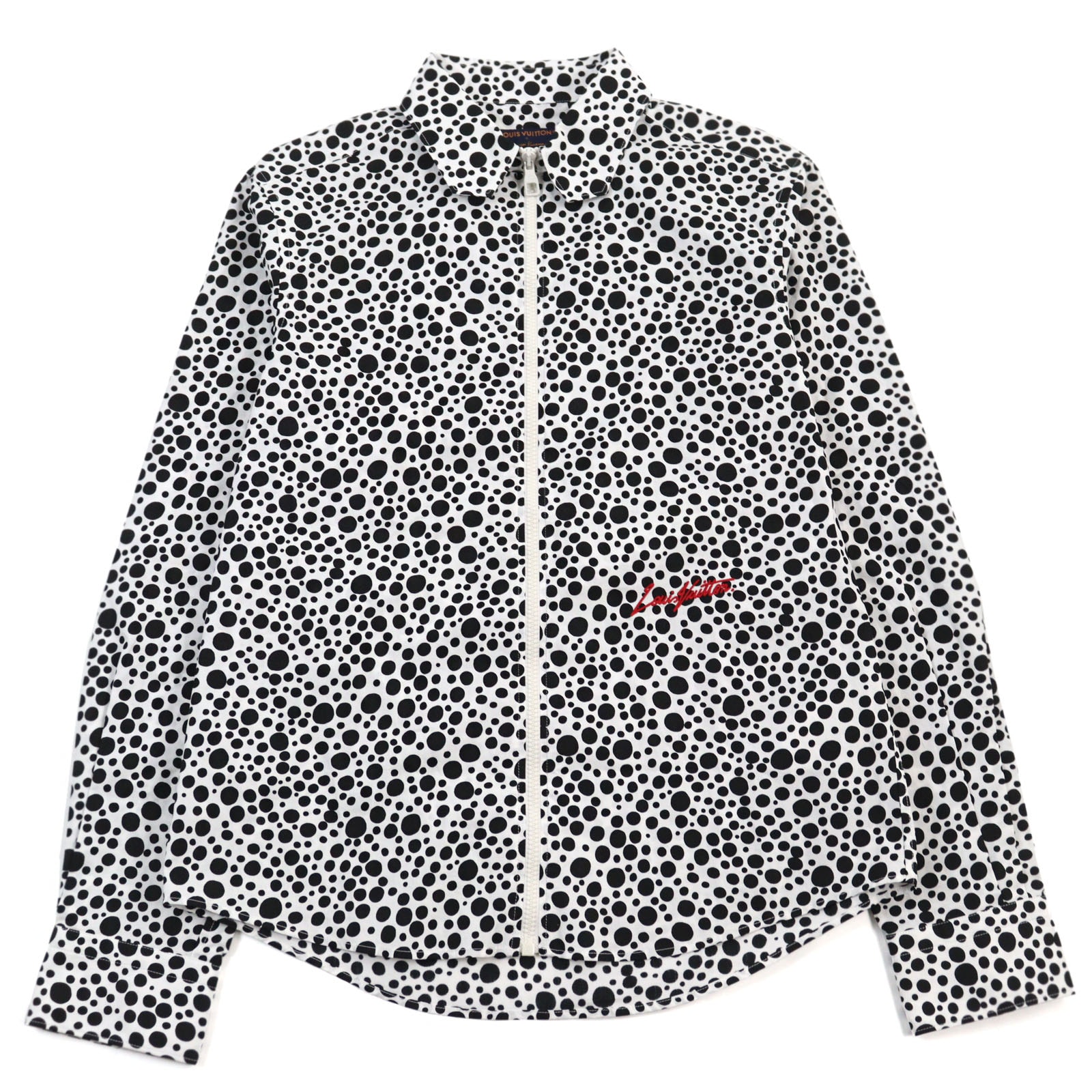 Louis Vuitton x Yayoi Kusama Infinity Dots Printed Zipped Shirt "Blanc"