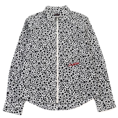 Louis Vuitton x Yayoi Kusama Infinity Dots Printed Zipped Shirt "Blanc"