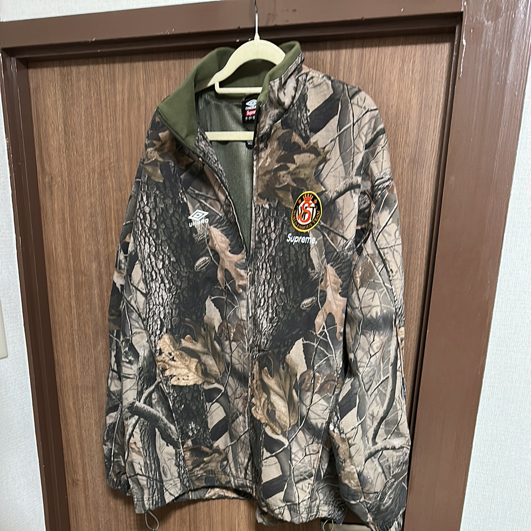Supreme x Umbro Cotton Ripstop Track Jacket (26SS) "Realtree Hardwoods Camo"