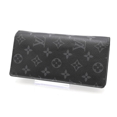 LOUIS VUITTON(ルイ・ヴィトン)ポルトフォイユ・ブラザ 長財布 二つ折り モノグラム・エクリプス ブラック メンズ M61697【中古】