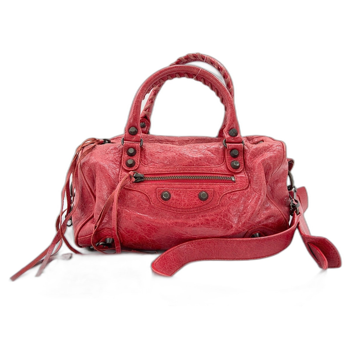 バレンシアガ BALENCIAGA ザ・シティ ショルダーバッグ レザー【中古】