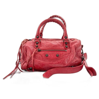 バレンシアガ BALENCIAGA ザ・シティ ショルダーバッグ レザー【中古】