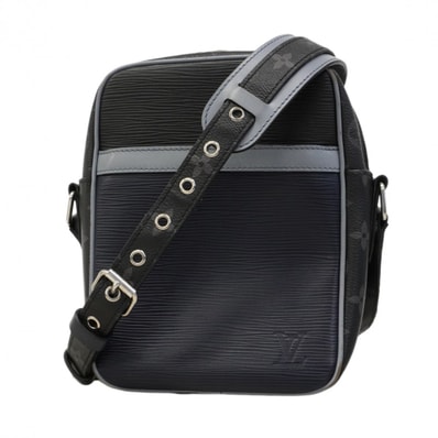 ★最終価格【6cd5649-k】ルイヴィトン ショルダーバッグ モノグラム・エクリプス エピ ダヌーブPM M53421 ネイビー ブラック【中古】メンズ