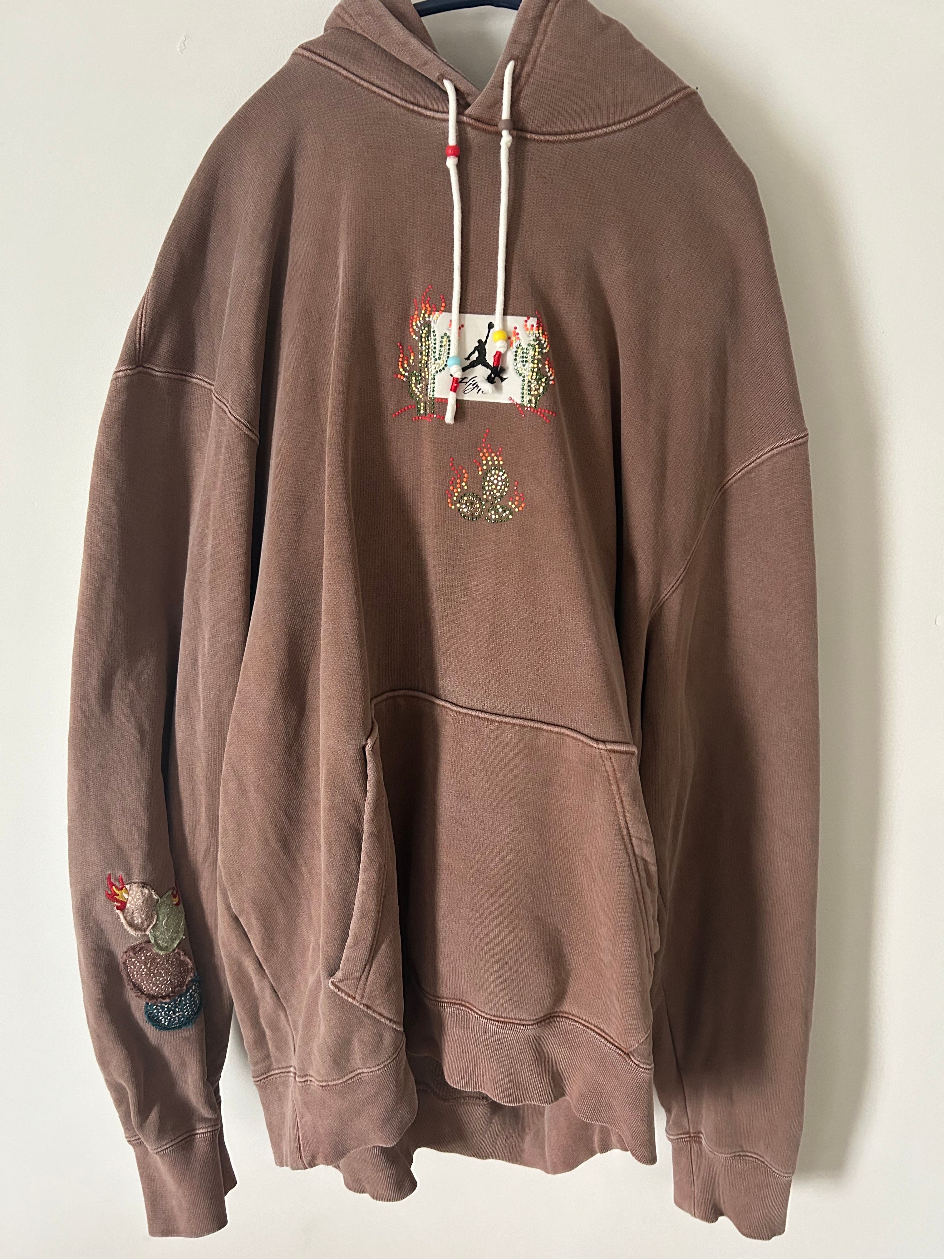 Travis Scott x Air Jordan Brand M J TS Hoodie "Archaeo Brown"