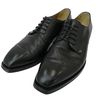 GUCCI グッチ その他靴 643621 GGマーモント レザー ドレスシューズ ブラック系 9【中古】