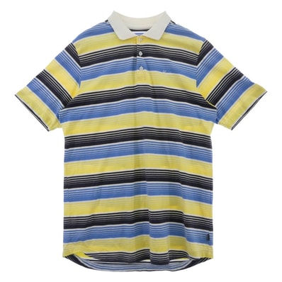 Supreme シュプリーム ポロシャツ striped polo s/s ストライプ 半袖 ポロシャツ マルチカラー系 XL【中古】