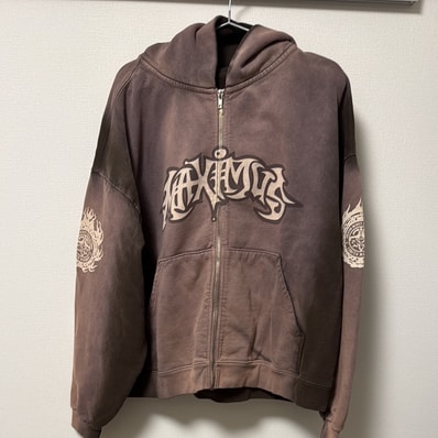 Travis Scott Cactus Jack Maximus Dragon Zip Hoodie "Brown"