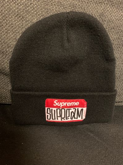Supreme Gonz Nametag Beanie "Black"