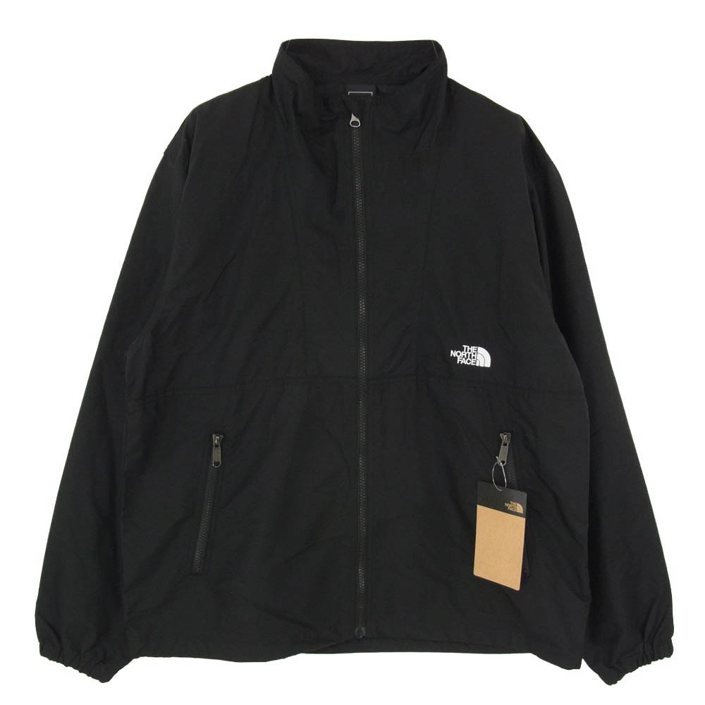THE NORTH FACE ノースフェイス NP22631 Compact Blouson コンパクトブルゾン ナイロンジャケット ブラック系 M【極上美品】【中古】