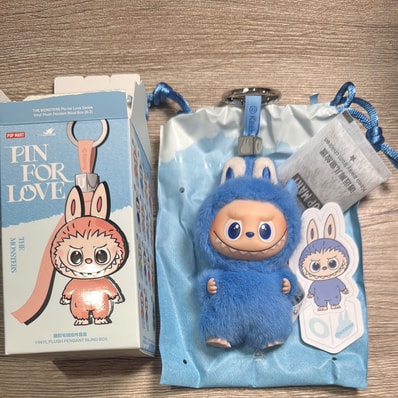 POP MART THE MONSTERS (LABUBU) Pin for Love Series-Vinyl Plush Pendant (N-Z) O