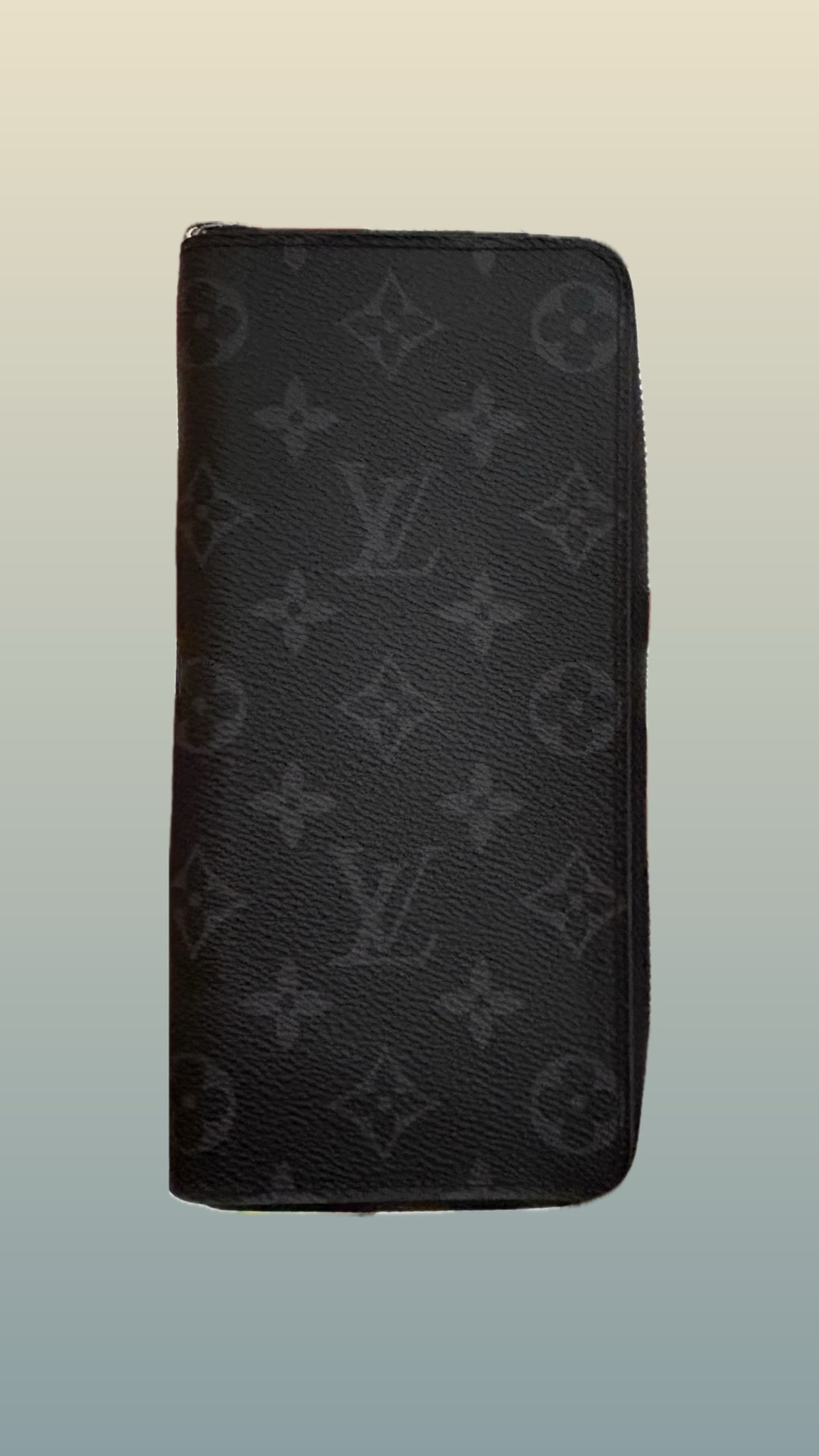 Louis Vuitton Zippy Wallet Vertical Monogram Eclipse