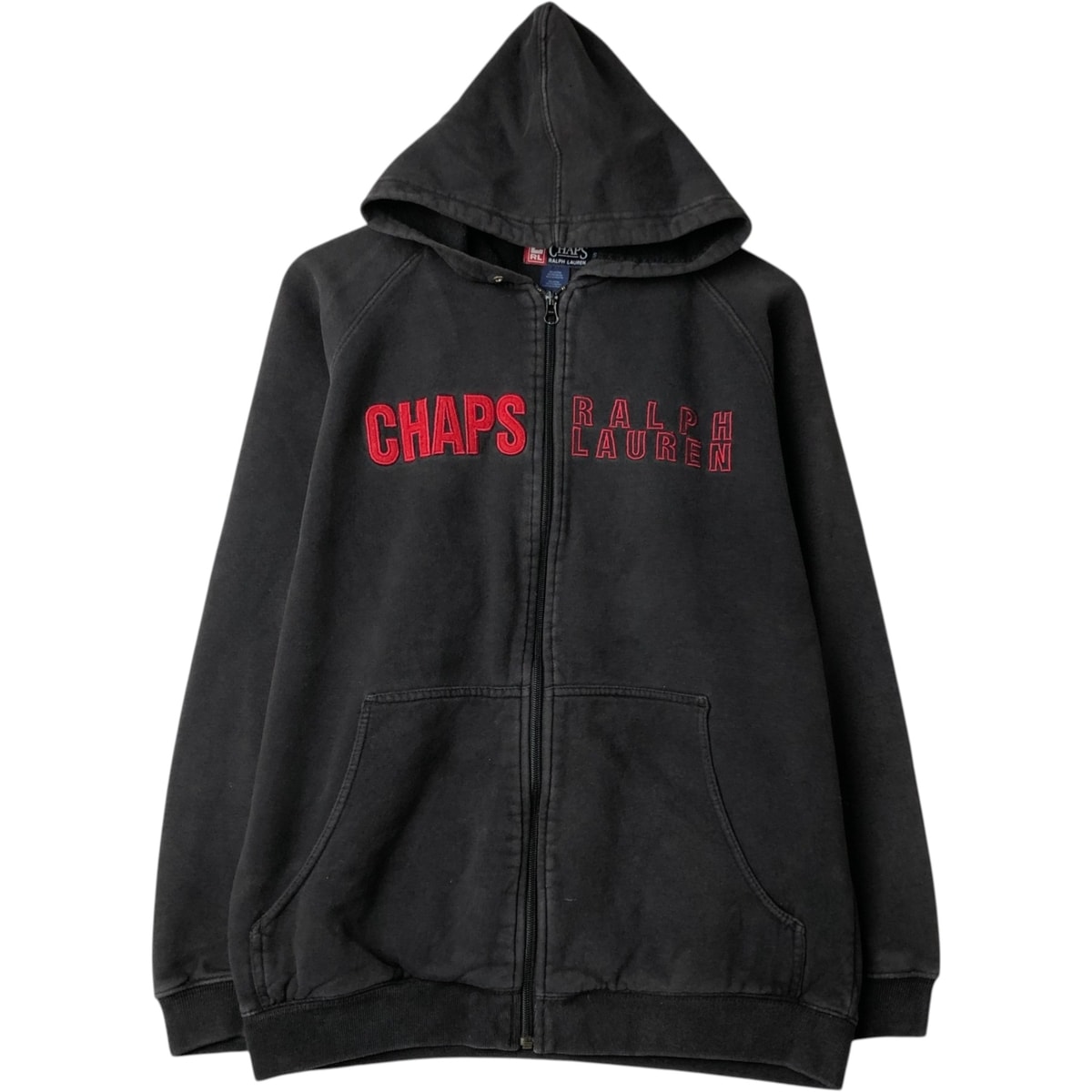 古着 ラルフローレン Ralph Lauren CHAPS チャップス スウェットフルジップパーカー メンズS相当/eaa624286