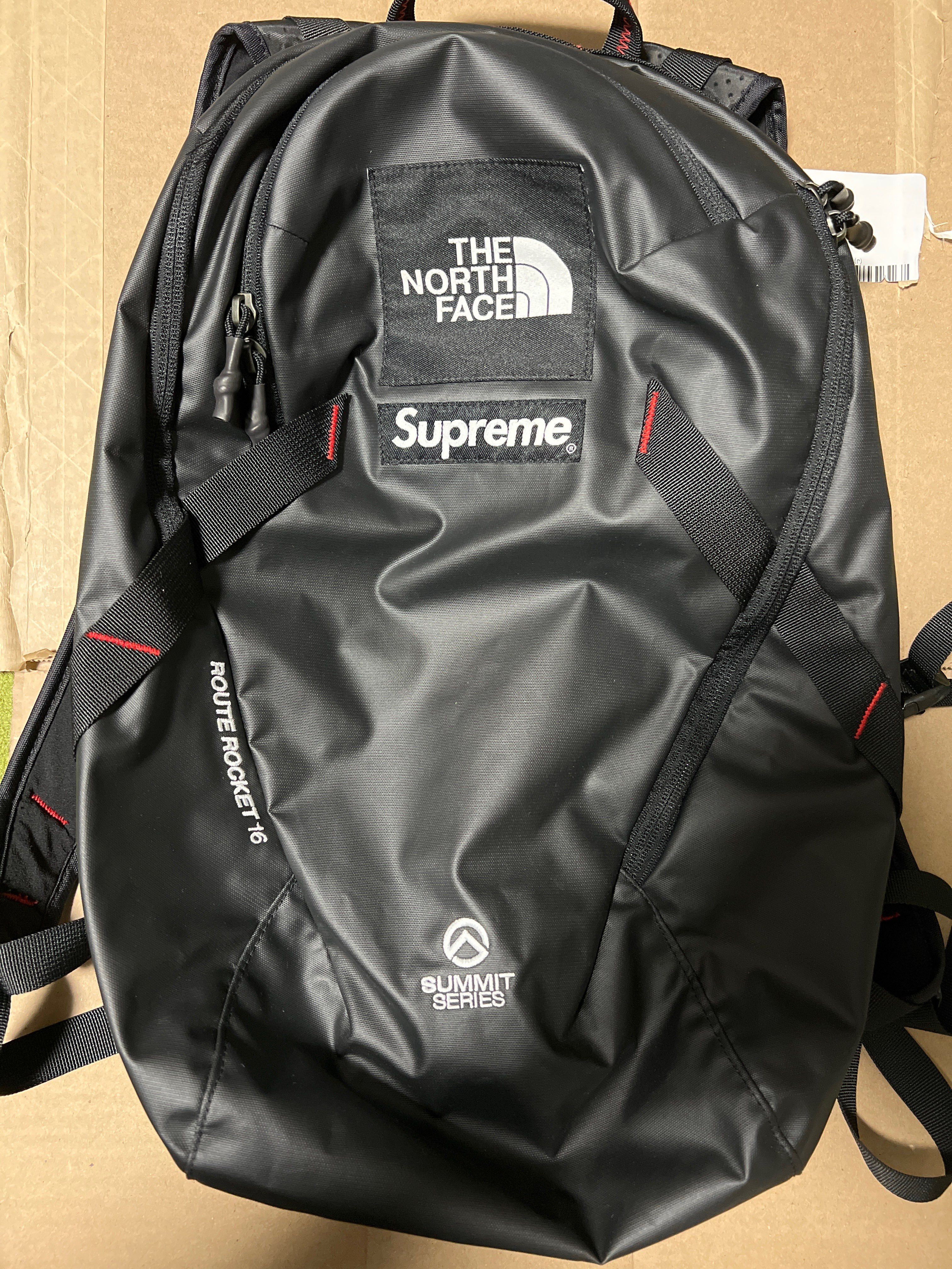 Supreme x The North Face Summit Series Outer Tape Seam Route Rocket Backpack "Black"