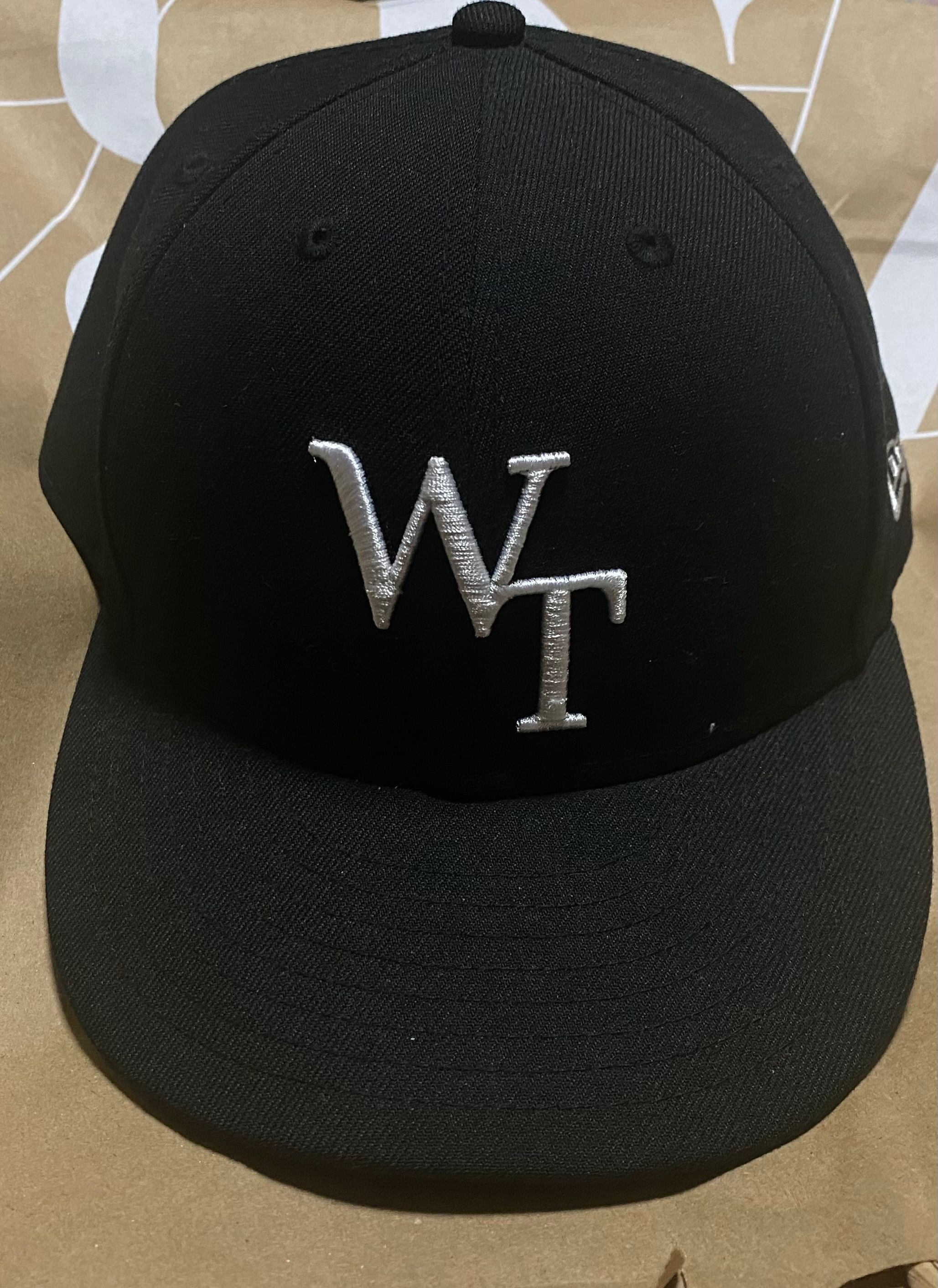 Wtaps x NEWERA 59FIFTY LOW PROFILE / CAP / POLY. TWILL. "Black" 221NENED-HT01