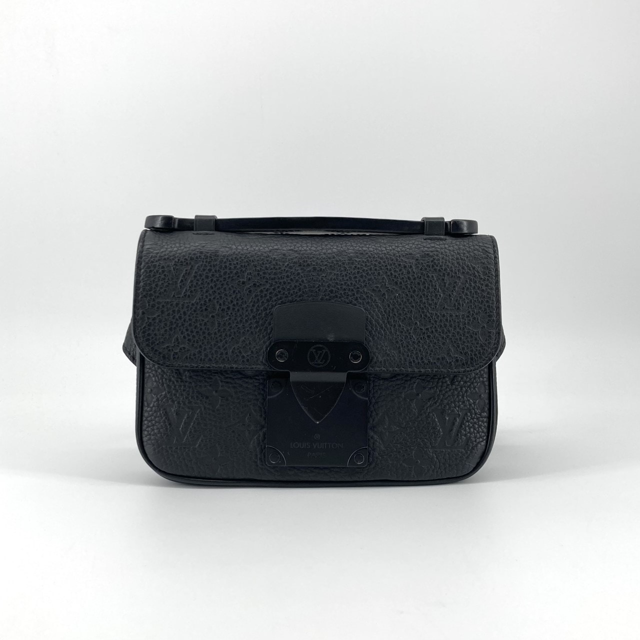 LOUIS VUITTON(ルイ・ヴィトン) Sロック スリングバッグ レザー 2WAY M58487 ボディバッグ ブラック