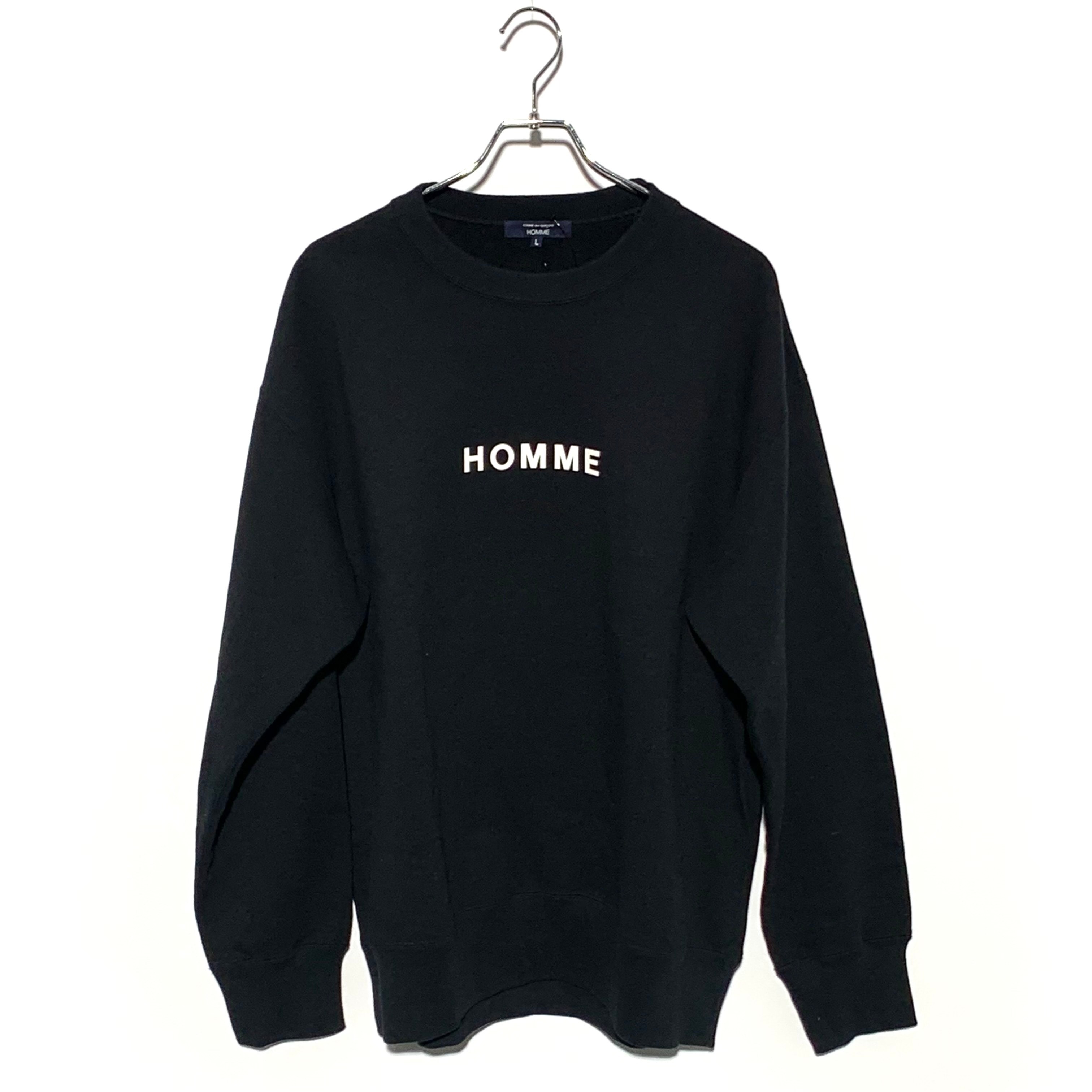 COMME des GARCONS HOMMECotton Terry Cloth Garmet Print T-Shirts Black