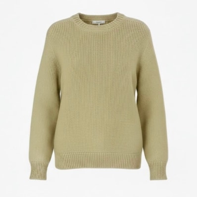 Maison Margiela メゾン マルジェラ オーバーサイズ ブラッシュドセーター ローゲージニット イエロー リネン セーター A3-00219 【中古】