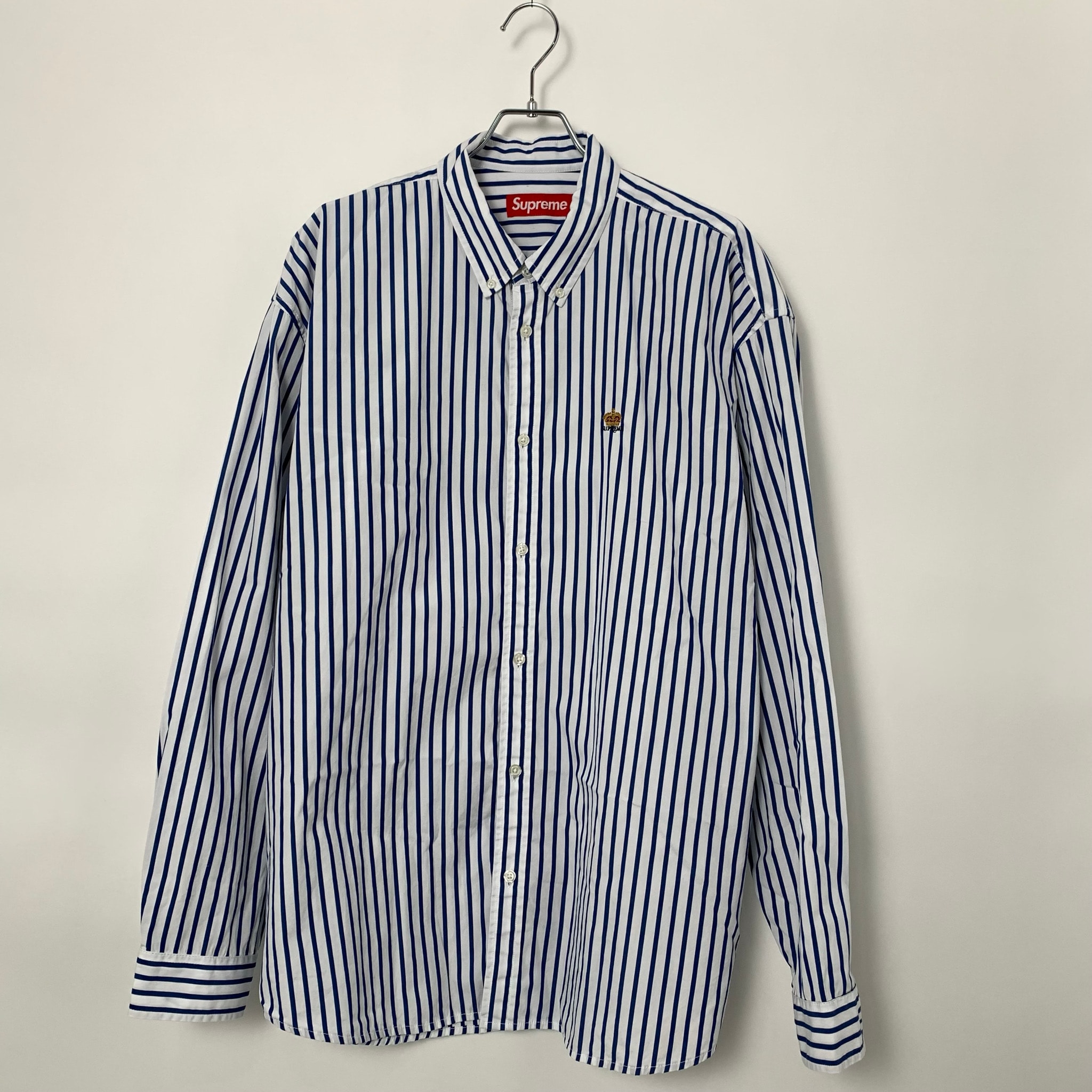 Supreme Stripe Shirt "White"
