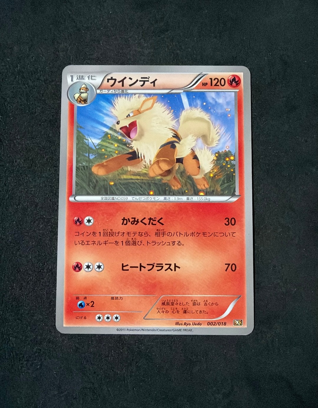ウインディ [BKR 002/018](バトル強化デッキ60「レシラムEX」)