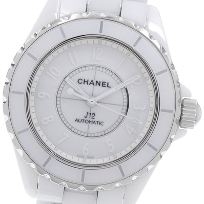 ☆美品 シャネル J12 ホワイトファントム H3443 メンズ 【中古】