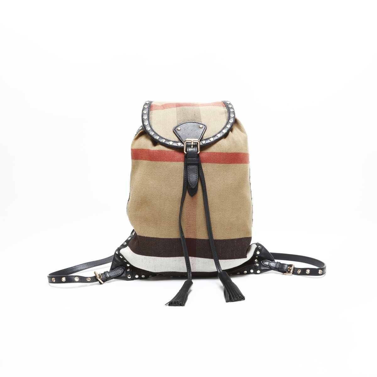 バーバリー BURBERRY ノバチェック キャンバス リュック・デイパック【中古】