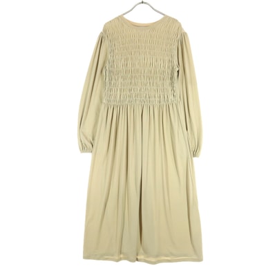 美品 ZARA ザラ 長袖 ロングワンピース M ベージュ