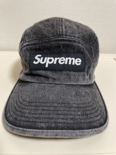 Supreme Denim Camp Cap "Black" (23SS)