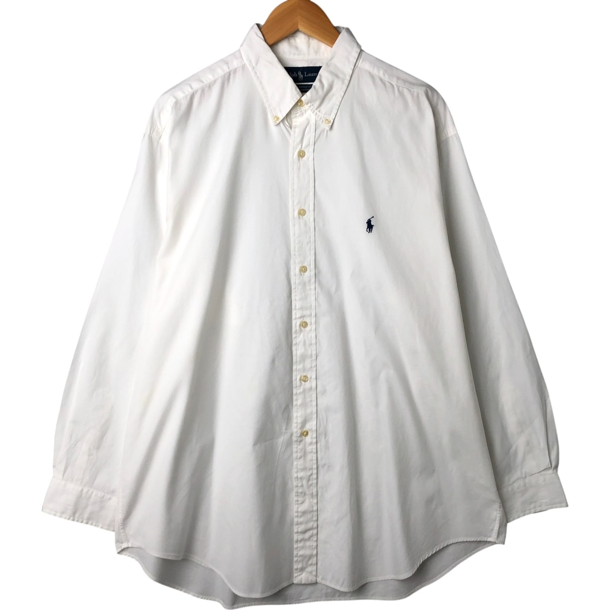 古着 ラルフローレン Ralph Lauren YARMOUTH 長袖 ボタンダウンシャツ メンズXL相当/eaa560277