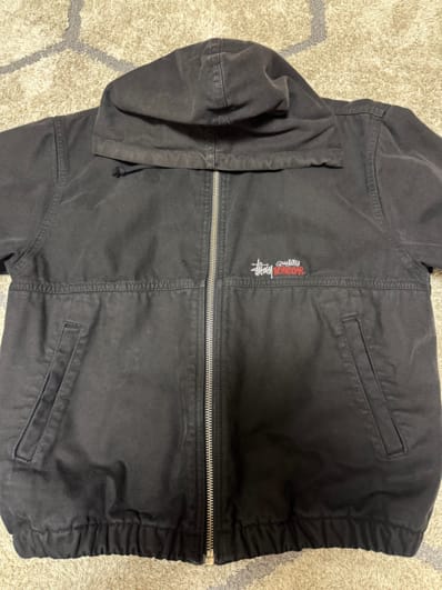 Stussy Work Jacket Insulated Canvas "Black" (FA24)