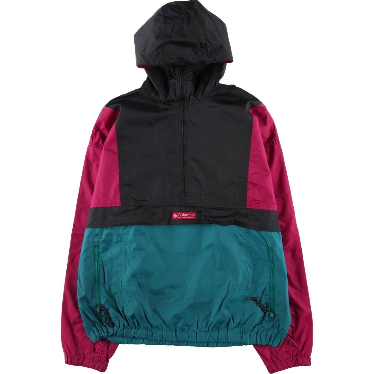 古着 90年代 コロンビア Columbia 白タグ アノラックパーカー メンズM相当 ヴィンテージ/eaa523916