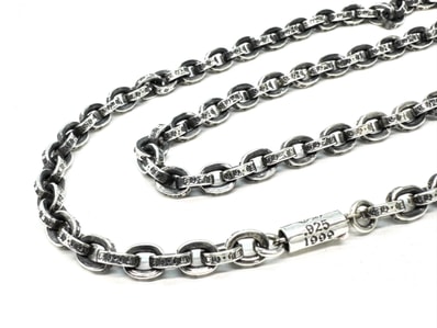 Chrome Hearts Paper Chain Necklace "Silver"