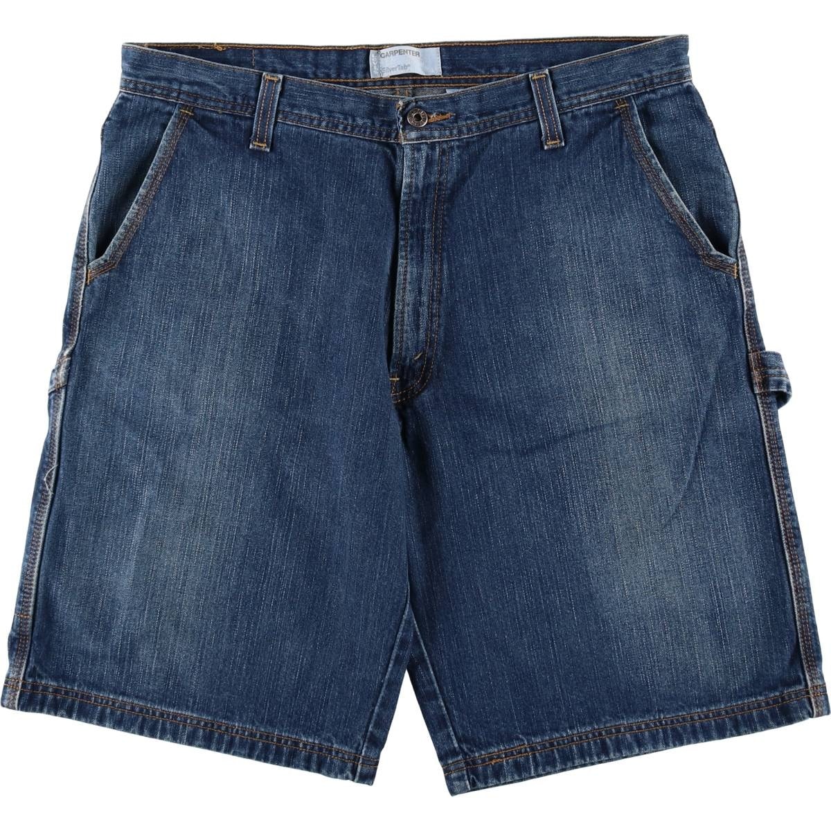 古着 00年代 リーバイス Levi's SILVER TAB シルバータブ CARPENTER デニムペインターショーツ ショートパンツ メンズw37相当/eaa478195