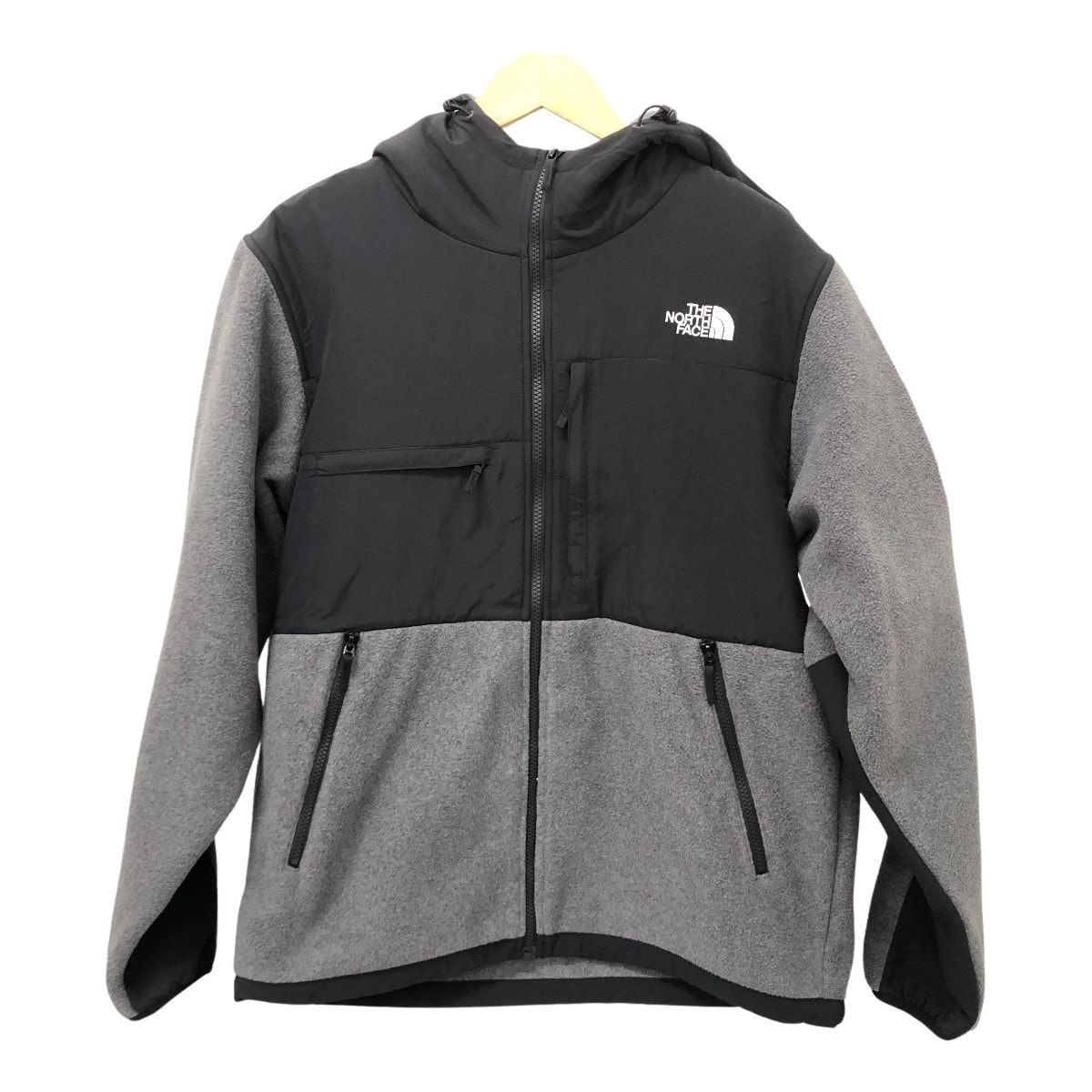 THE NORTH FACE ザノースフェイス デナリフーディー Denali Hoodie SIZE L NA72452 ブラック x グレー