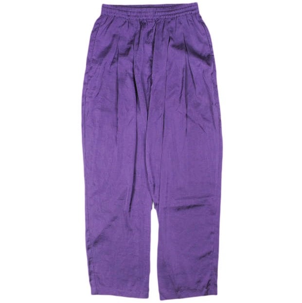 TODAYFUL トゥデイフル シルケットラフパンツ 11920714 38 パープル イージー カラー ボトムス g25969