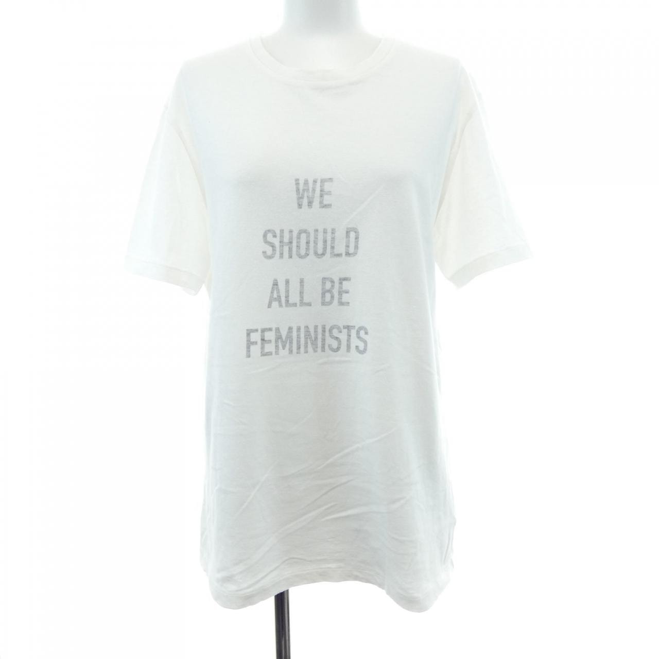 クリスチャンディオール CHRISTIAN DIOR WE SHOULD ALL BE FEMINISTS 213T03TA001 Tシャツ