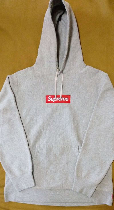 Supreme Box Logo Hooded Sweatshirt "Heather Grey" (16FW)