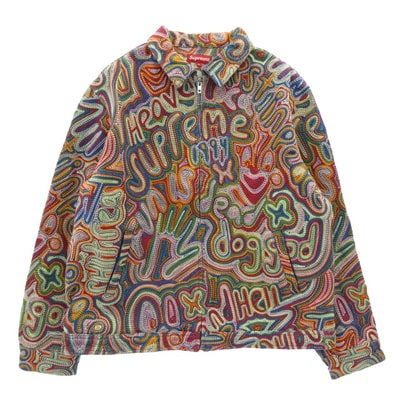 Supreme シュプリーム デニムジャケット 22SS Chainstitch Denim Jacket チェーン ステッチ デニム ジャケット マルチカラー系 XL【美品】【中古】
