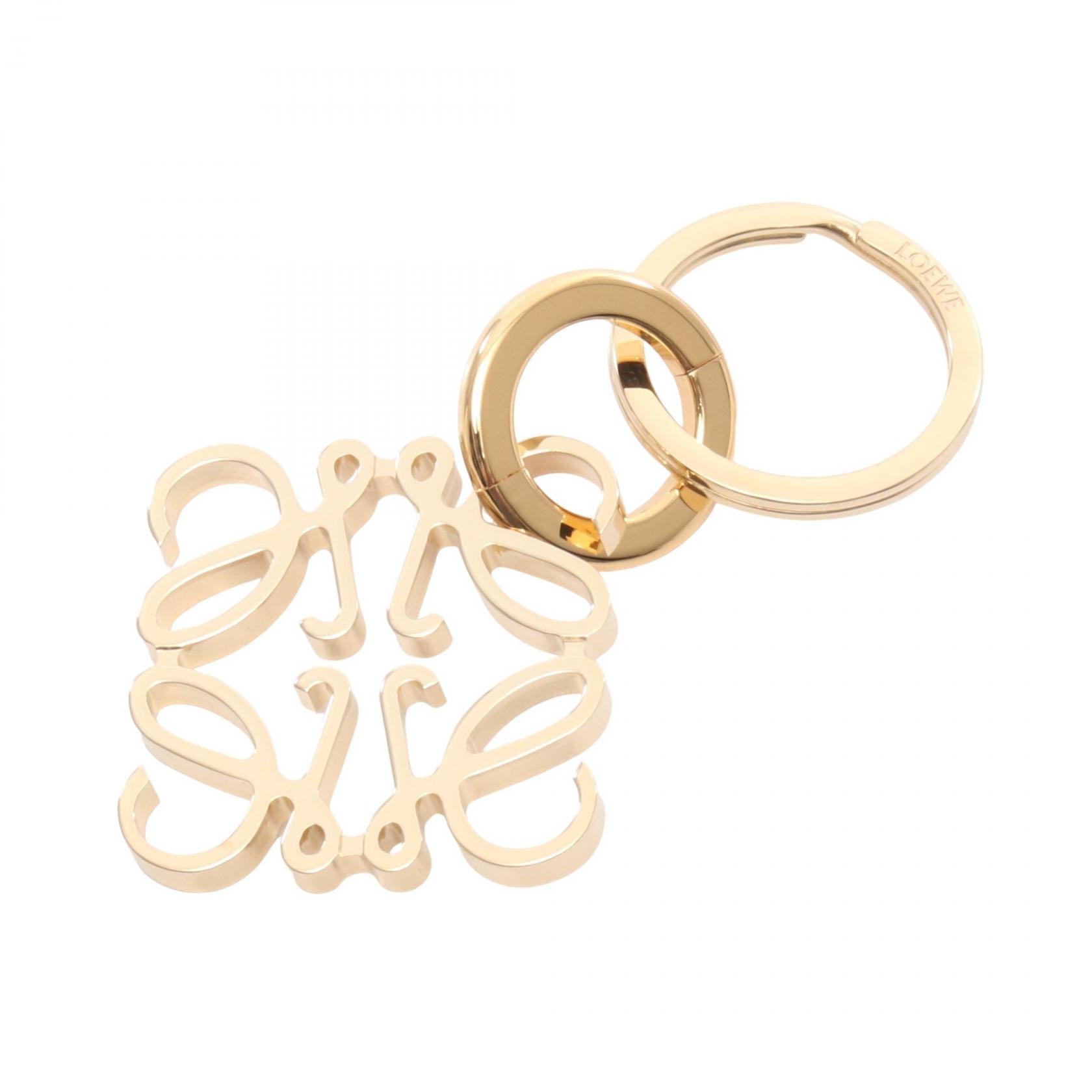 ロエベ LOEWE アナグラム キーリング キーホルダー アクセサリー GP レディース ゴールド系 111252038130 【新品】