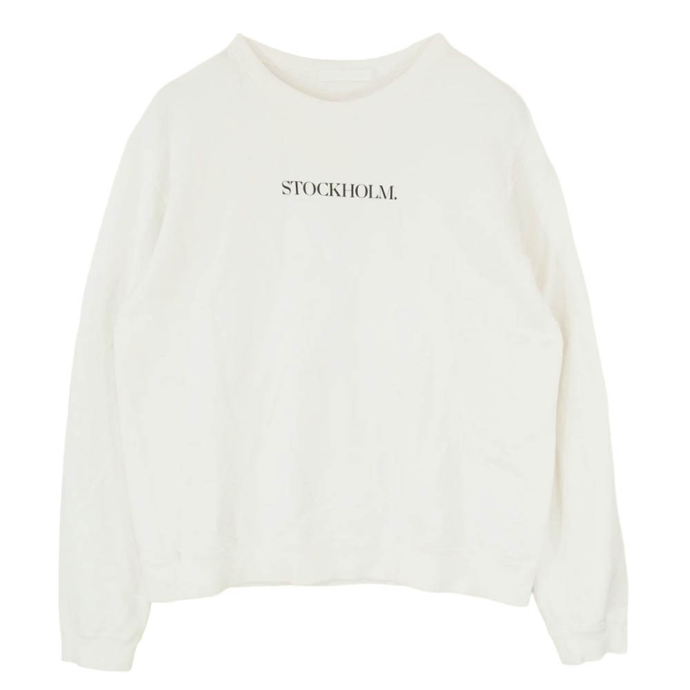 SOPHNET. ソフネット 25AW SPNT-252075 STOCKHOLM SWEATSHIRT ストックホルム スウェットシャツ トレーナー ホワイト系 3【中古】